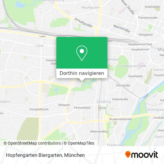Hopfengarten Biergarten Karte