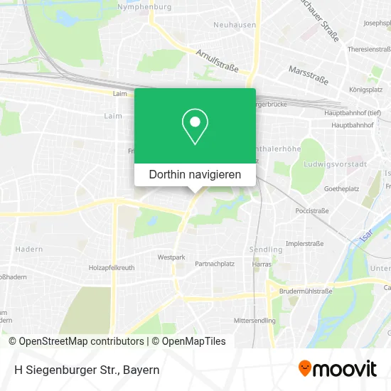 H Siegenburger Str. Karte