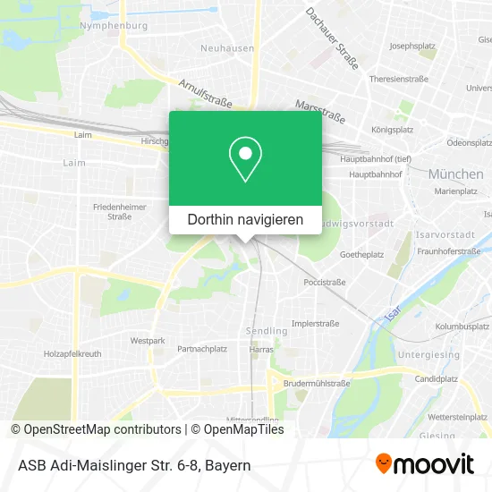 ASB Adi-Maislinger Str. 6-8 Karte