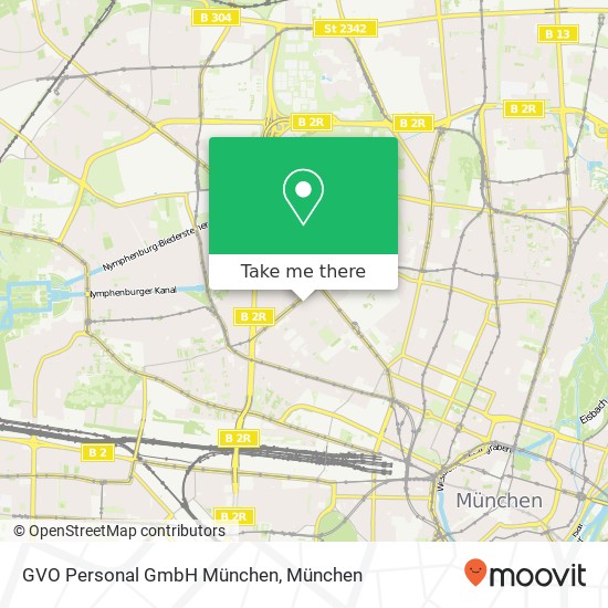 GVO Personal GmbH München Karte