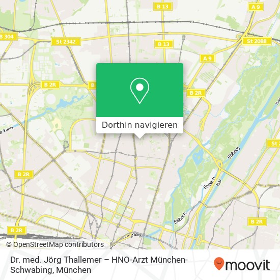 Dr. med. Jörg Thallemer – HNO-Arzt München-Schwabing Karte