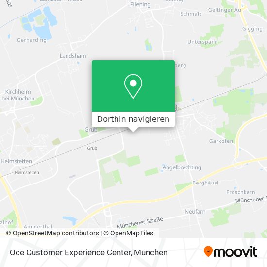 Océ Customer Experience Center Karte