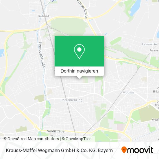 Krauss-Maffei Wegmann GmbH & Co. KG Karte