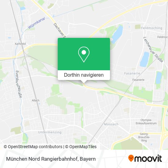 München Nord Rangierbahnhof Karte