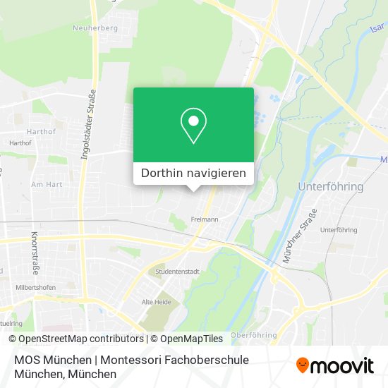 MOS München | Montessori Fachoberschule München Karte