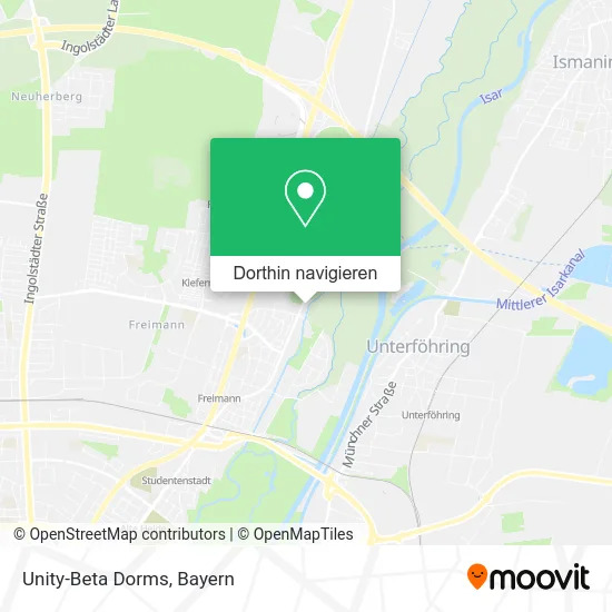 Unity-Beta Dorms Karte
