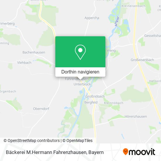Bäckerei M.Hermann Fahrenzhausen Karte