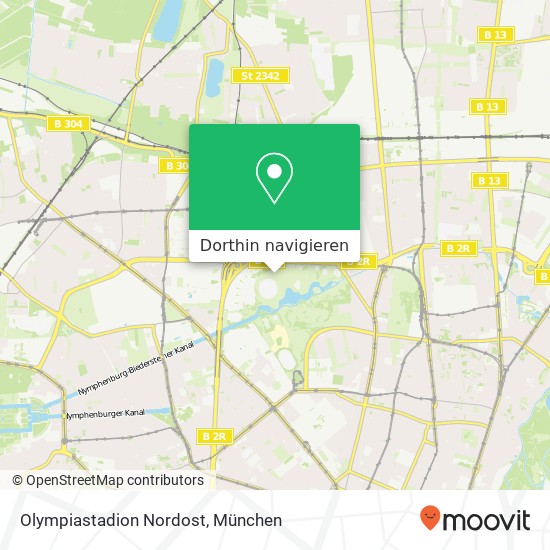 Olympiastadion Nordost Karte