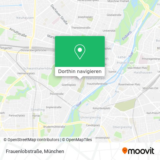 Frauenlobstraße Karte