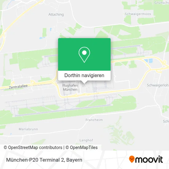 München-P20 Terminal 2 Karte