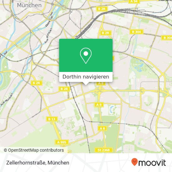 Zellerhornstraße Karte