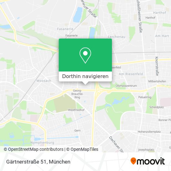 Gärtnerstraße 51 Karte