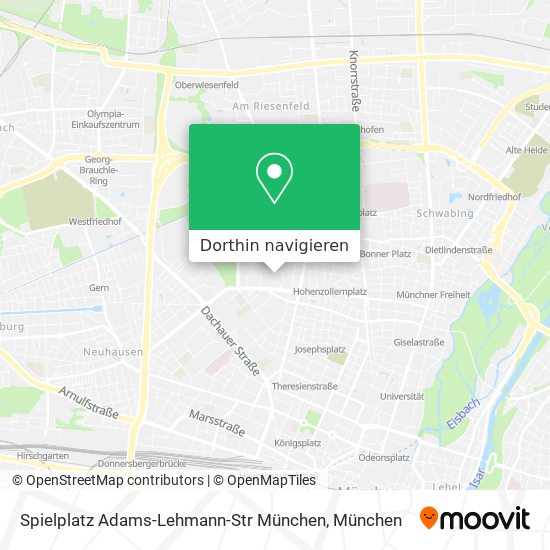 Spielplatz Adams-Lehmann-Str München Karte