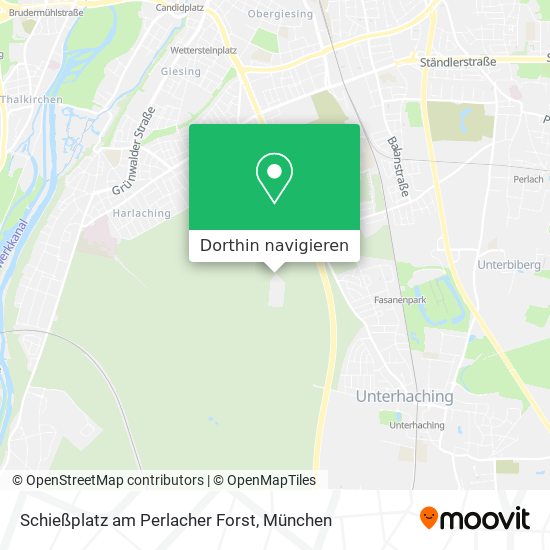 Schießplatz am Perlacher Forst Karte