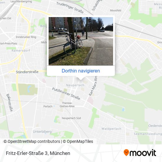 Fritz-Erler-Straße 3 Karte
