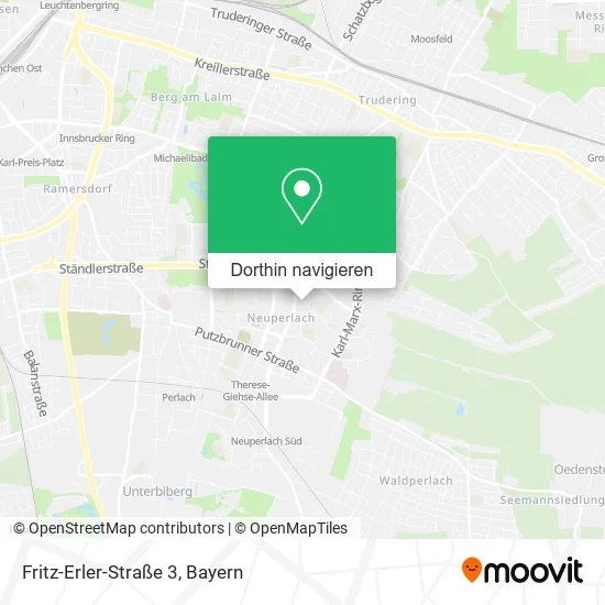 Fritz-Erler-Straße 3 Karte