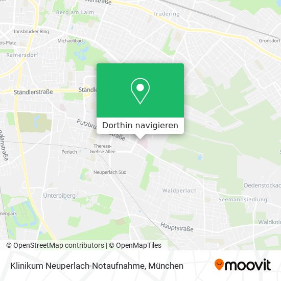 Klinikum Neuperlach-Notaufnahme Karte