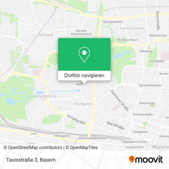 Taxisstraße 3 Karte