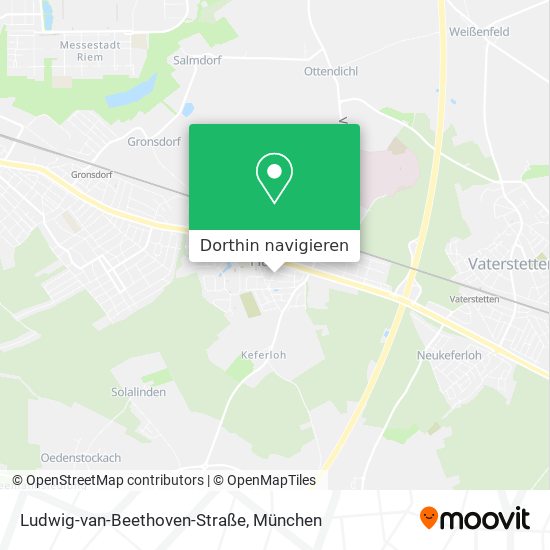 Ludwig-van-Beethoven-Straße Karte