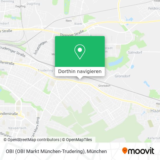 OBI (OBI Markt München-Trudering) Karte
