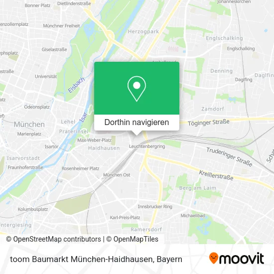 toom Baumarkt München-Haidhausen Karte