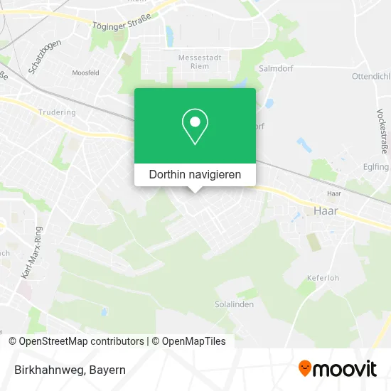 Birkhahnweg Karte