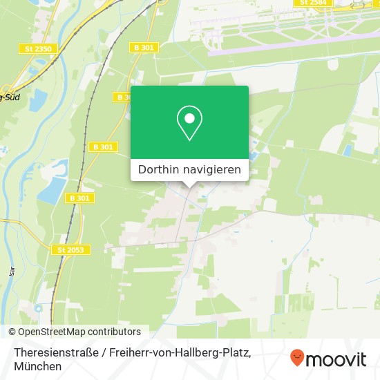 Theresienstraße / Freiherr-von-Hallberg-Platz Karte