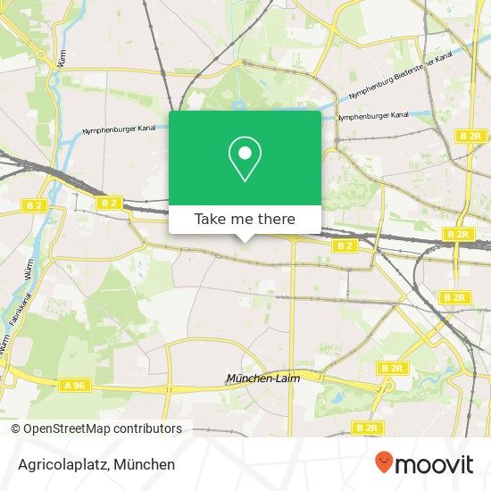Agricolaplatz Karte