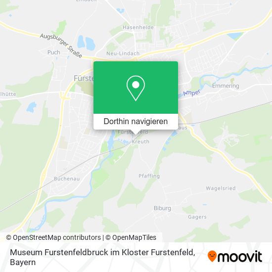 Museum Furstenfeldbruck im Kloster Furstenfeld Karte