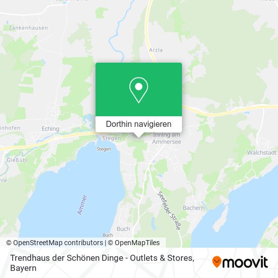 Trendhaus der Schönen Dinge - Outlets & Stores Karte