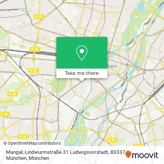 Mangal, Lindwurmstraße 31 Ludwigsvorstadt, 80337 München Karte