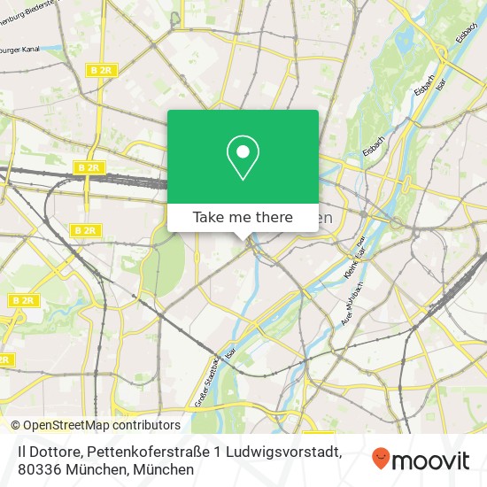 Il Dottore, Pettenkoferstraße 1 Ludwigsvorstadt, 80336 München Karte