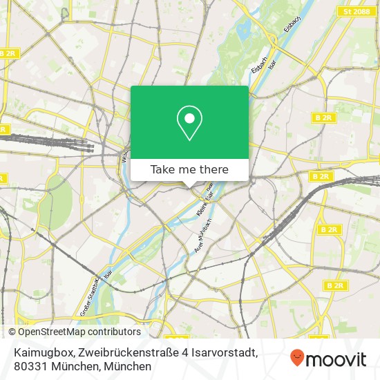 Kaimugbox, Zweibrückenstraße 4 Isarvorstadt, 80331 München Karte