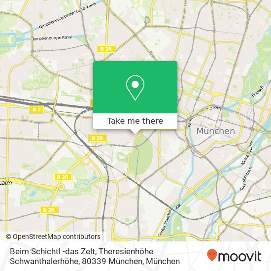 Beim Schichtl -das Zelt, Theresienhöhe Schwanthalerhöhe, 80339 München Karte