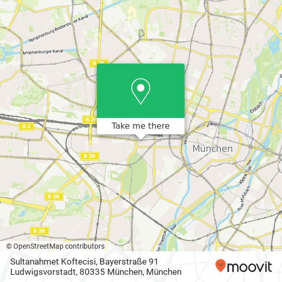 Sultanahmet Koftecisi, Bayerstraße 91 Ludwigsvorstadt, 80335 München Karte