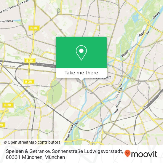 Speisen & Getranke, Sonnenstraße Ludwigsvorstadt, 80331 München Karte