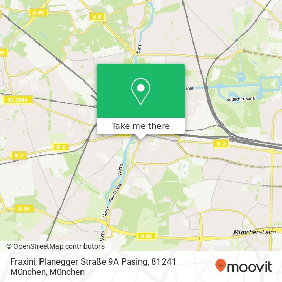 Fraxini, Planegger Straße 9A Pasing, 81241 München Karte