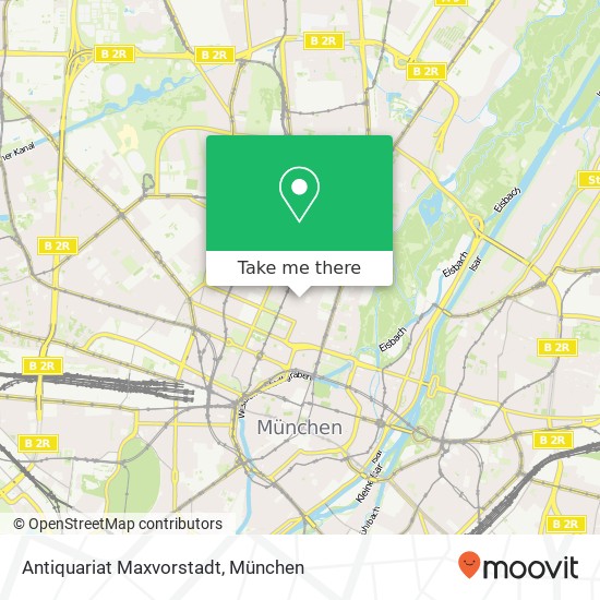 Antiquariat Maxvorstadt Karte