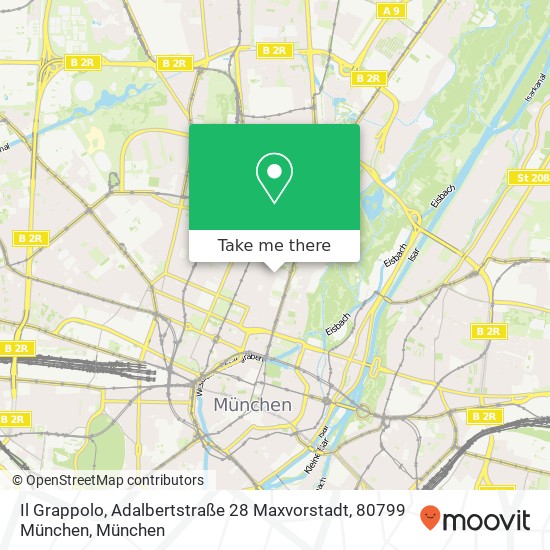 Il Grappolo, Adalbertstraße 28 Maxvorstadt, 80799 München Karte