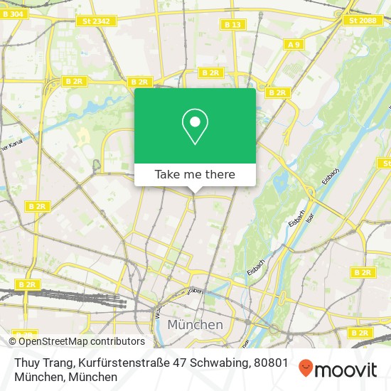 Thuy Trang, Kurfürstenstraße 47 Schwabing, 80801 München Karte