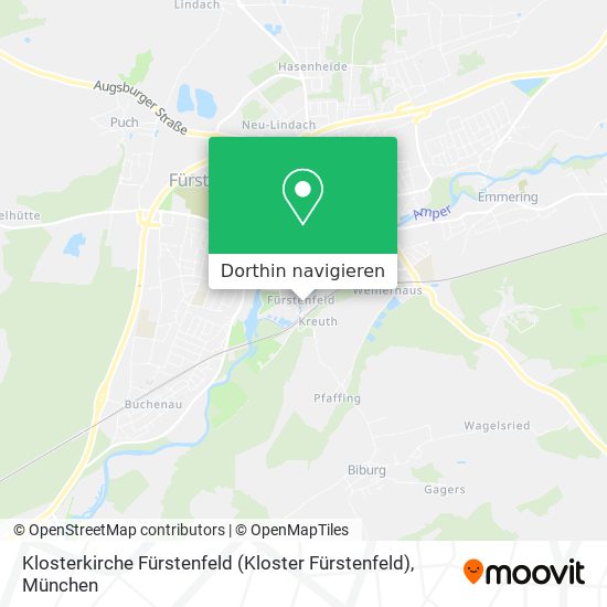 Klosterkirche Fürstenfeld (Kloster Fürstenfeld) Karte