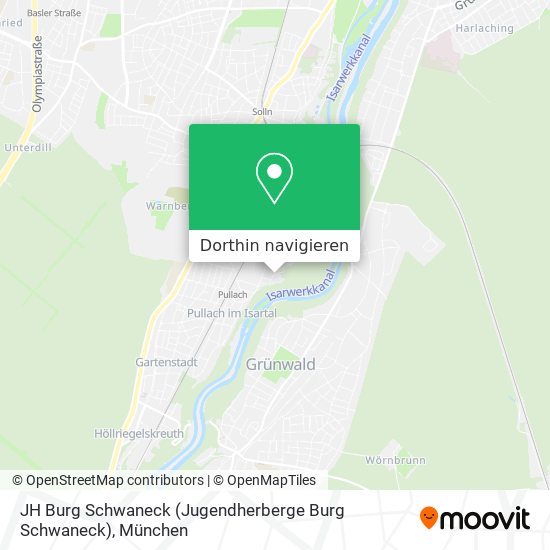 JH Burg Schwaneck (Jugendherberge Burg Schwaneck) Karte