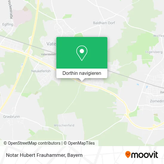 Notar Hubert Frauhammer Karte