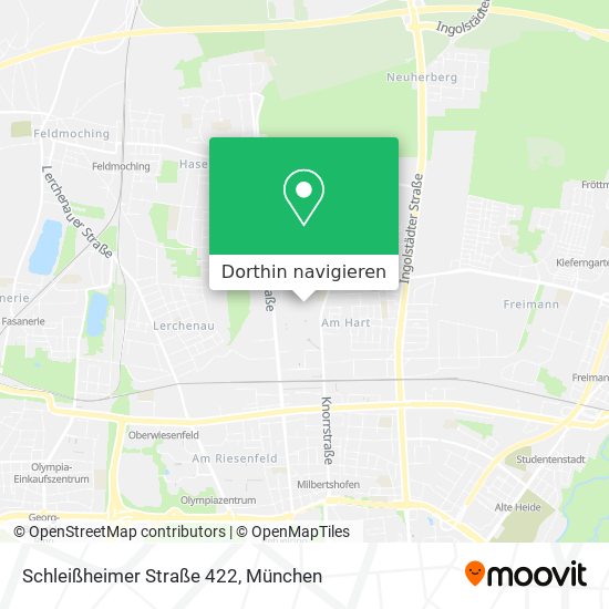 Schleißheimer Straße 422 Karte