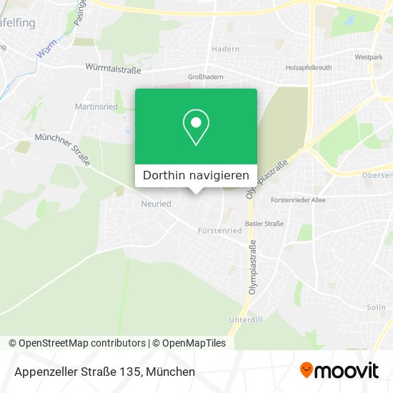 Appenzeller Straße 135 Karte