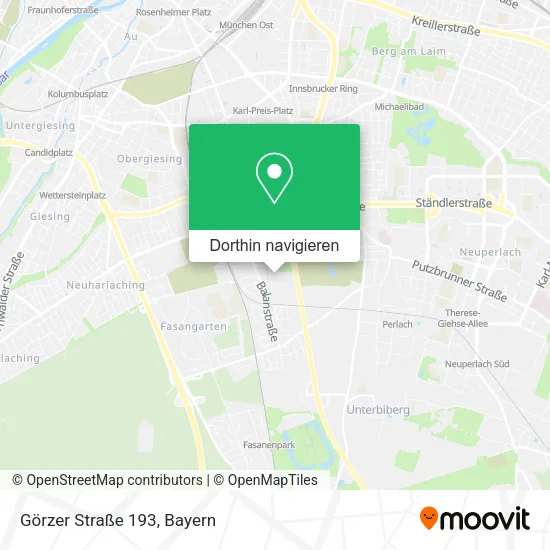 Görzer Straße 193 Karte