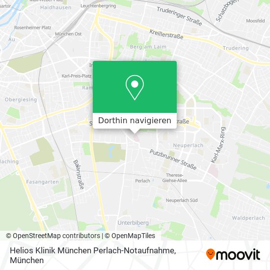 Helios Klinik München Perlach-Notaufnahme Karte