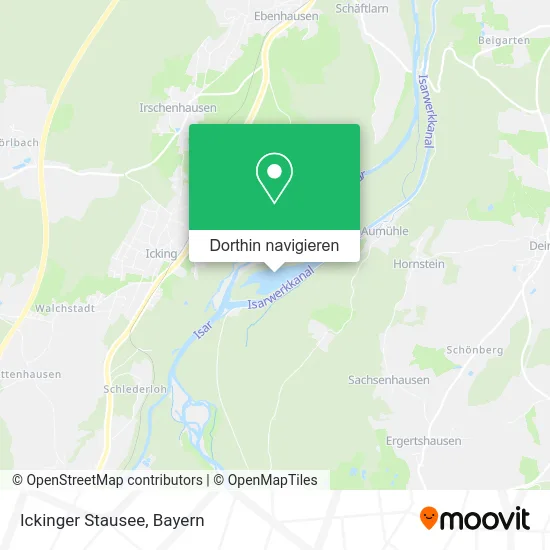Ickinger Stausee Karte