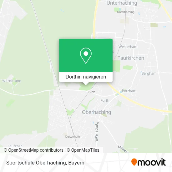 Sportschule Oberhaching Karte