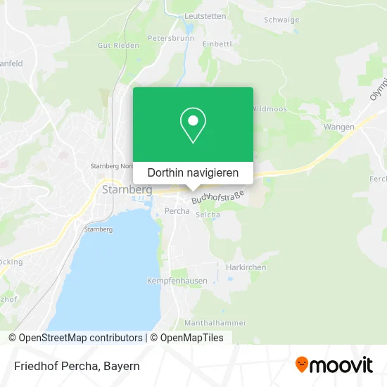 Friedhof Percha Karte